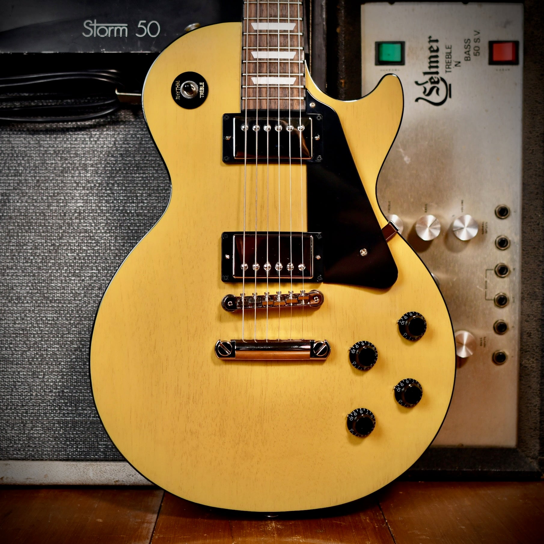 Gibson Les Paul Standard 50s Mahogany Top TV Yellow 2024 – Hanks