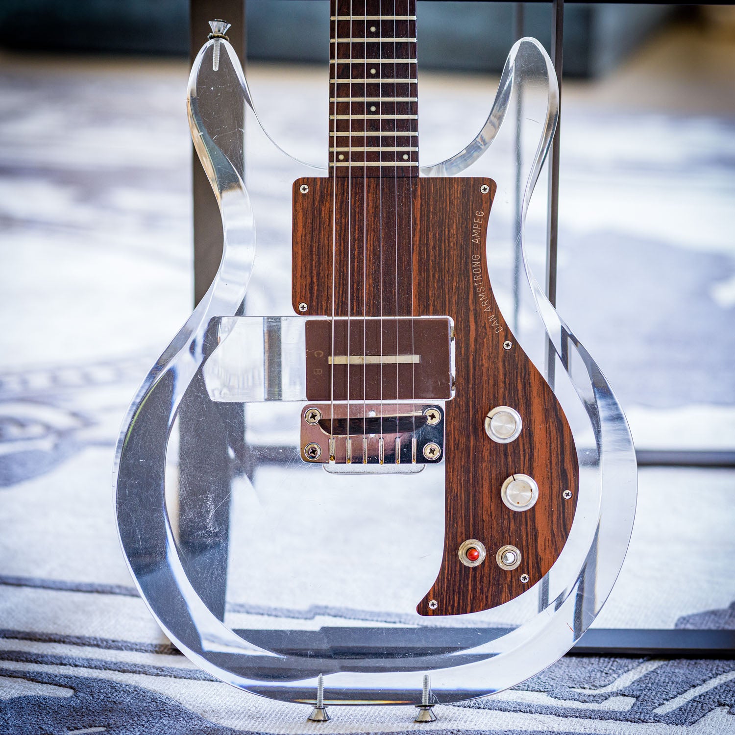 1971 Dan Armstrong Plexi Lucite Guitar Ex Gilby Clarke GUNS 'N