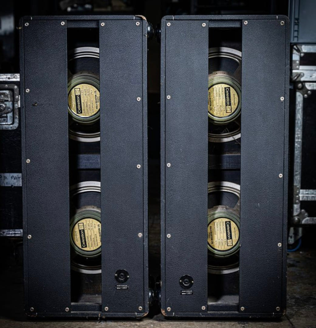 Park Speaker Cabinets , 2+12   1973  - Black  - Blue Grill