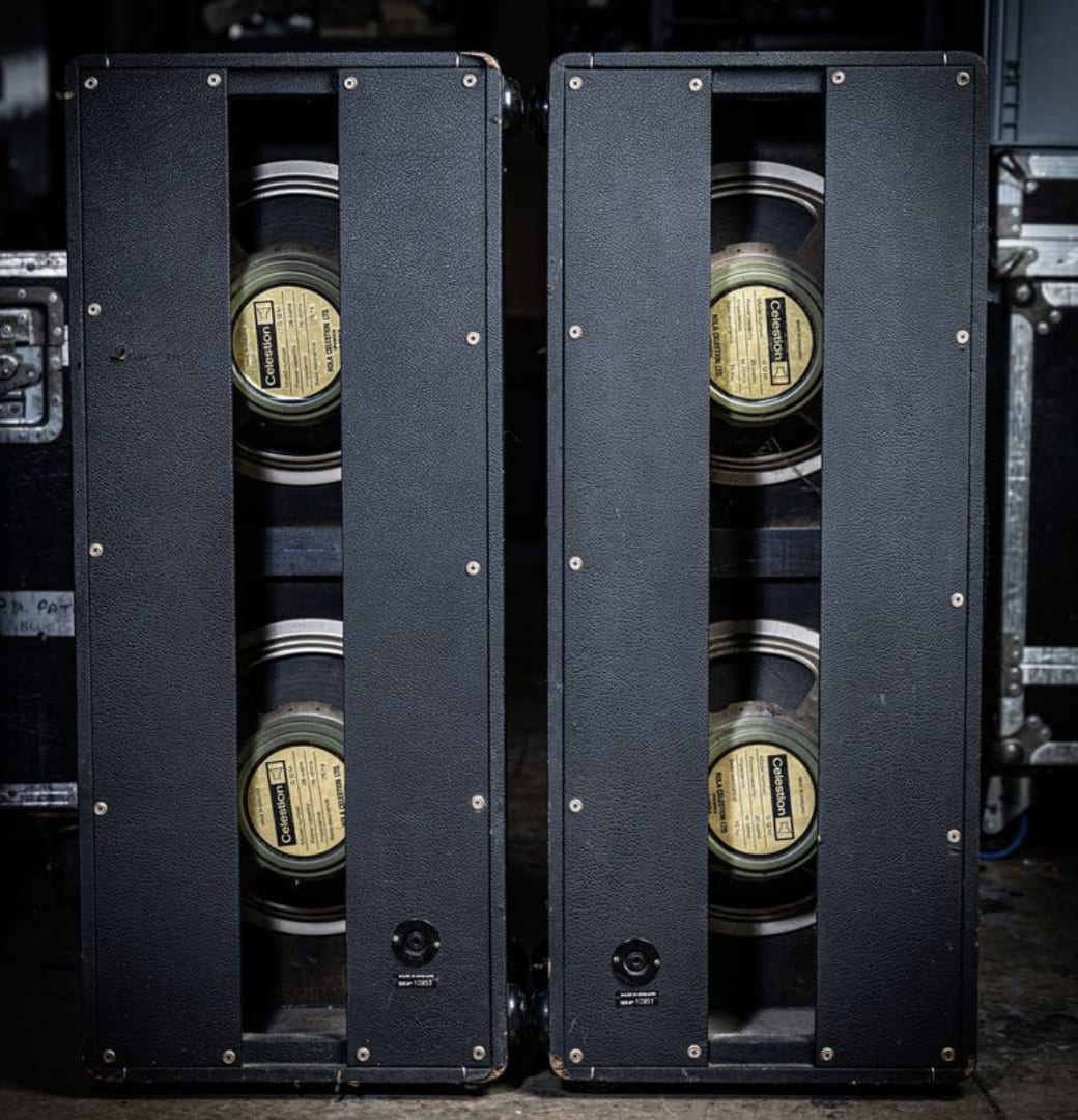 Park Speaker Cabinets , 2+12   1973  - Black  - Blue Grill