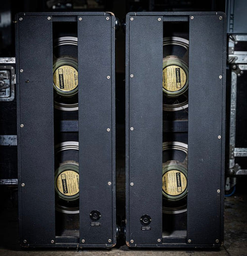 Park Speaker Cabinets , 2+12   1973  - Black  - Blue Grill