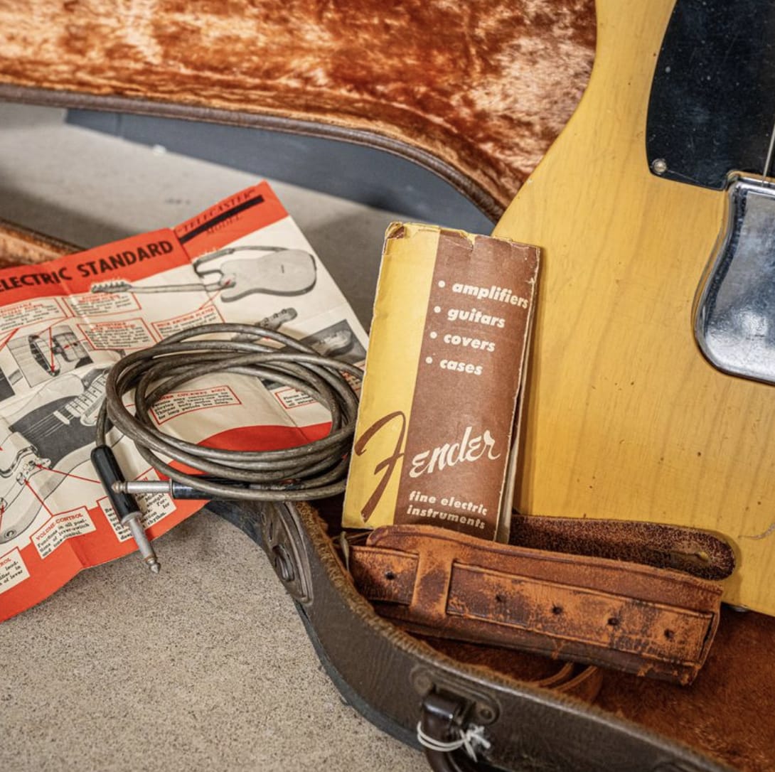 Fender  Telecaster  1952  - Blonde  - Blackguard - Collector Grade