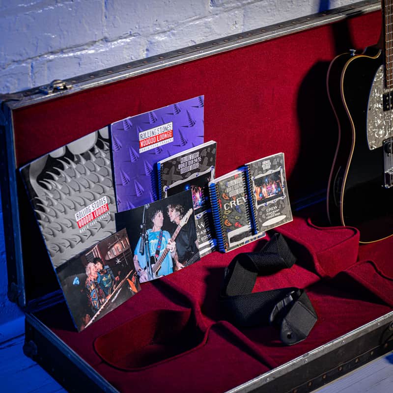 ESP Telecaster Ex Ron Wood THE ROLLING STONES Black 1993