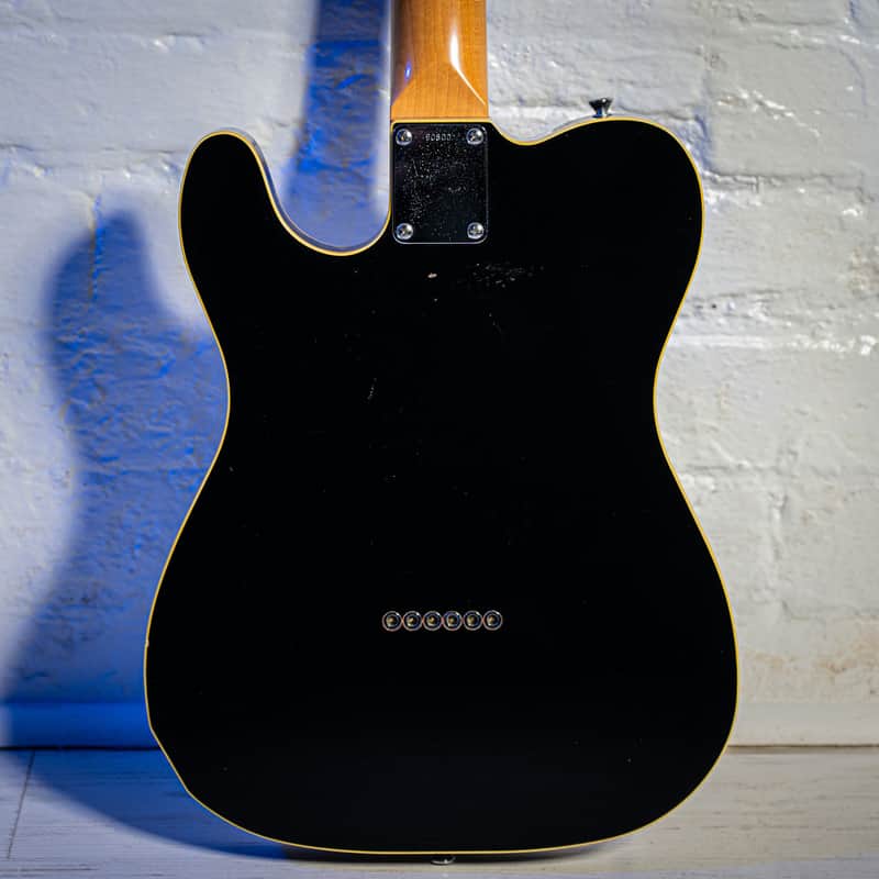 ESP Telecaster Ex Ron Wood THE ROLLING STONES Black 1993
