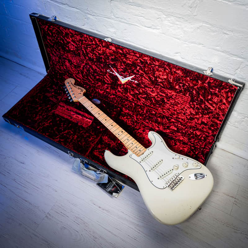 Fender Custom Shop Jimi Hendrix Izabella Tribute Stratocaster WOODSTOCK Olympic White 2019