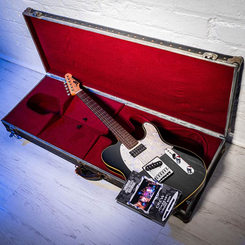 ESP Telecaster Ex Ron Wood THE ROLLING STONES Black 1993