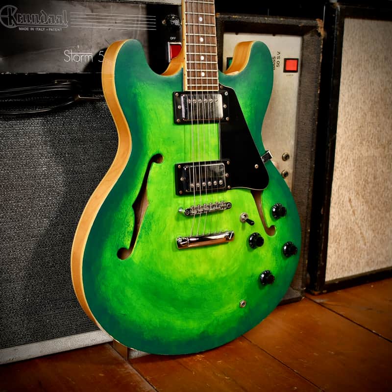 Hohner SE35 Oasis ALL AROUND THE WORLD Replica Green 1997