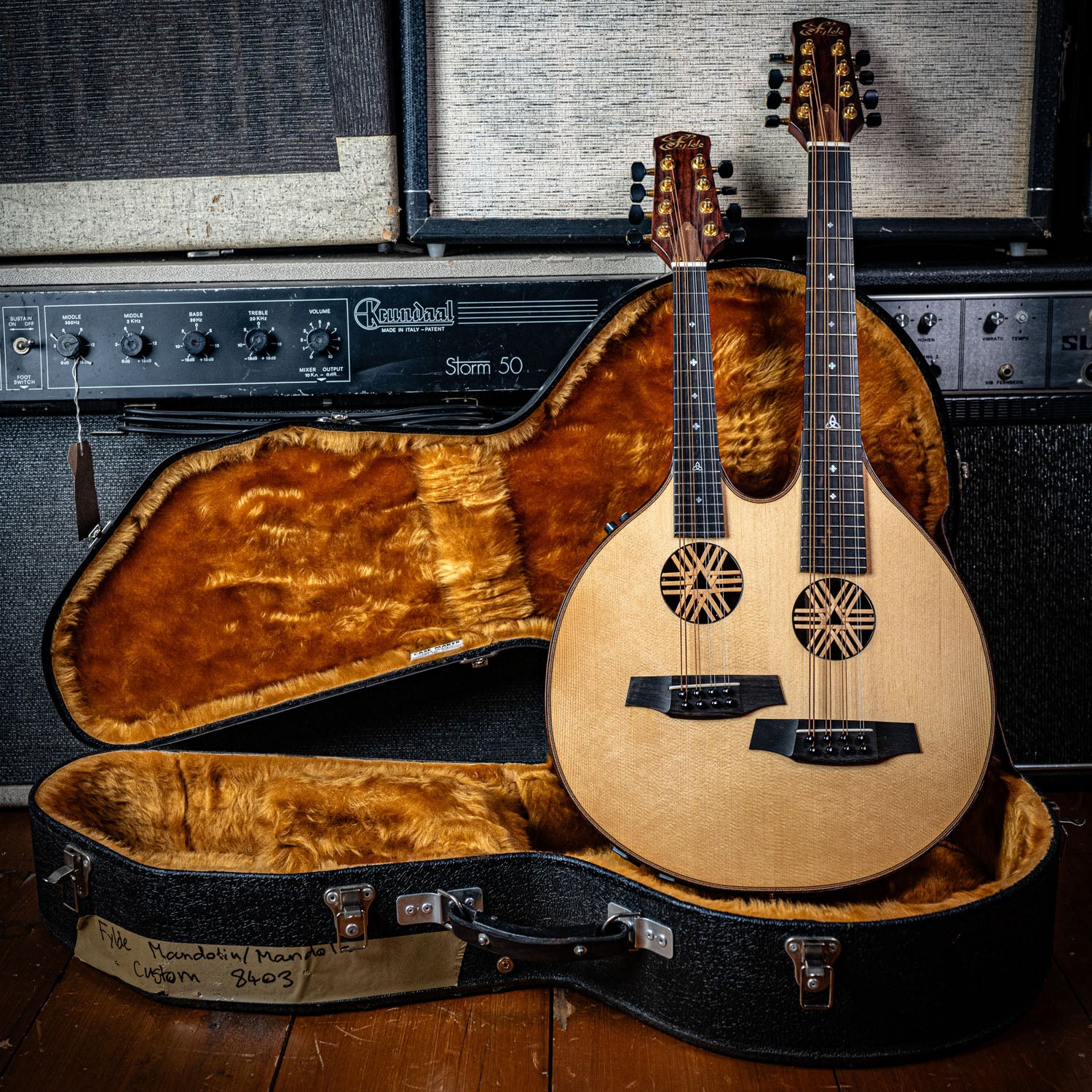 Fylde DOUBLE NECK 8403 – MANDOLIN / MANDOLA Natural 2000