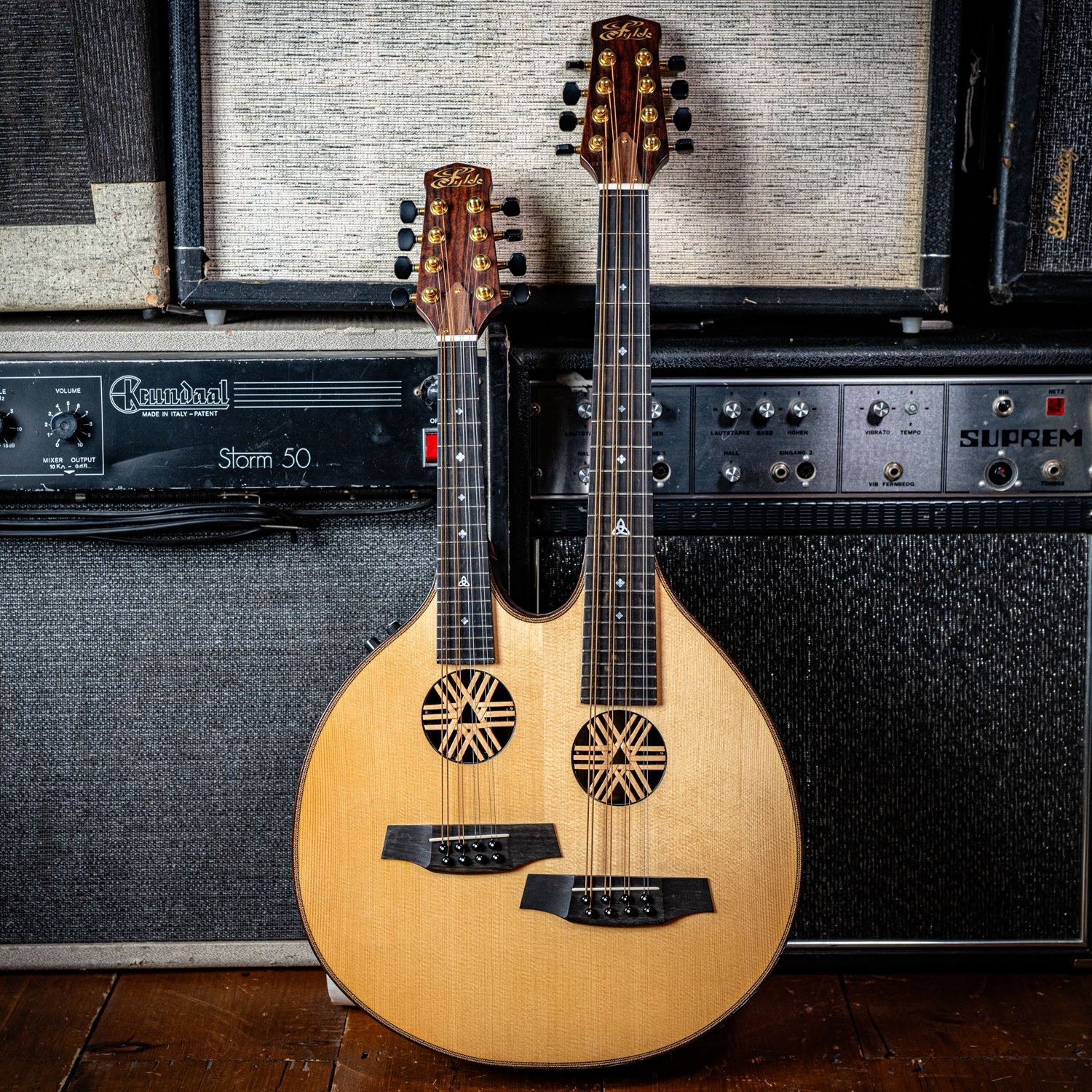 Fylde DOUBLE NECK 8403 – MANDOLIN / MANDOLA Natural 2000