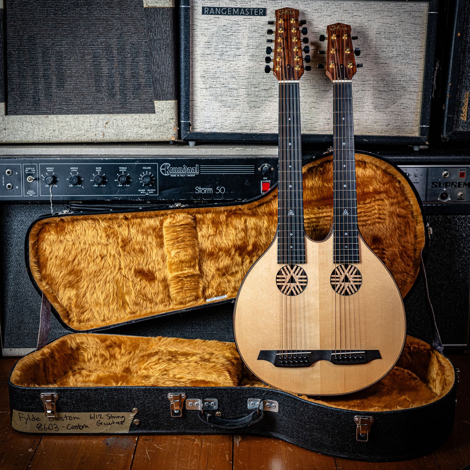 Fylde DOUBLE NECK 8603 – 12 STRING / 6 STRING GUITAR Natural 2000