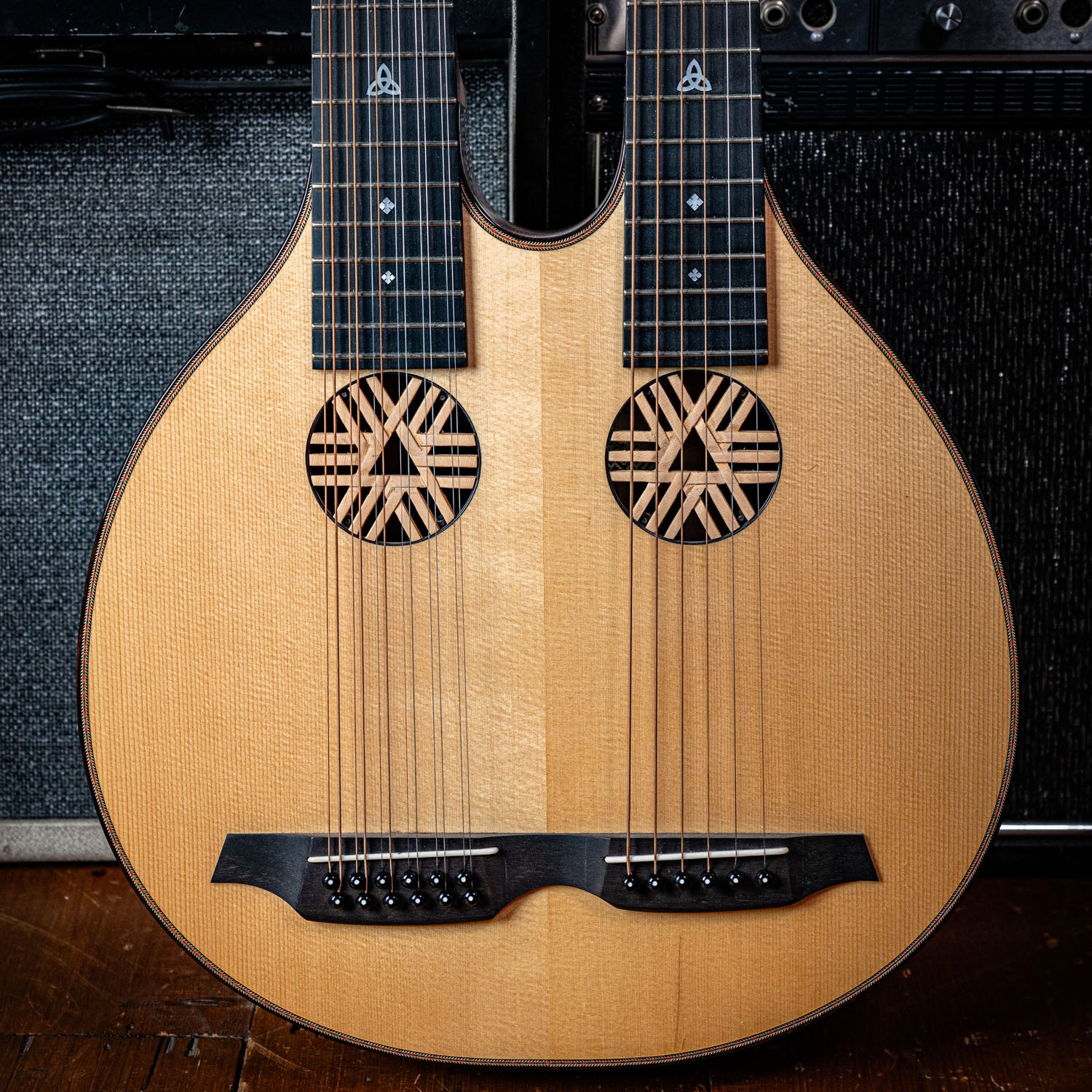 Fylde DOUBLE NECK 8603 – 12 STRING / 6 STRING GUITAR Natural 2000