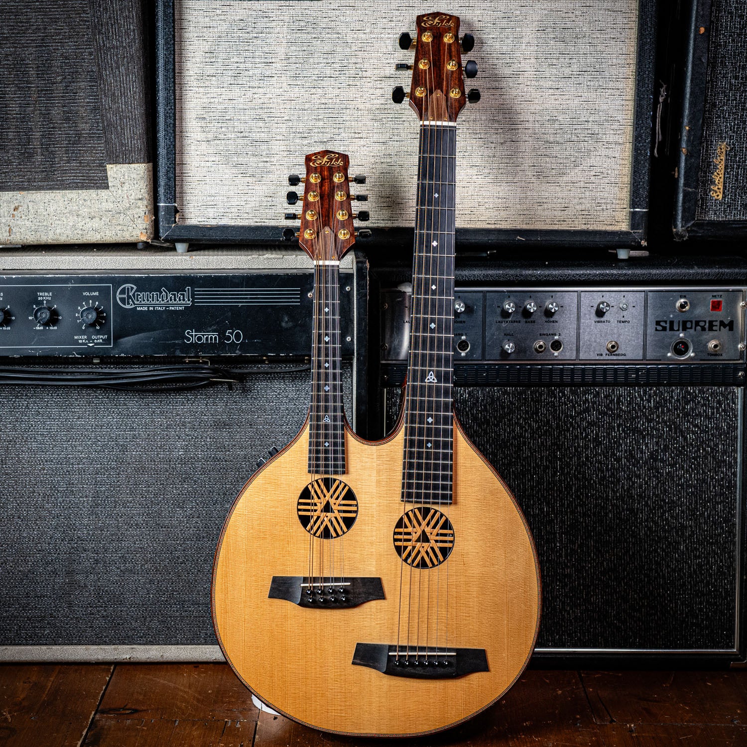 Fylde DOUBLE NECK 8603 – MANDOLIN / 6 STRING GUITAR Natural 2000