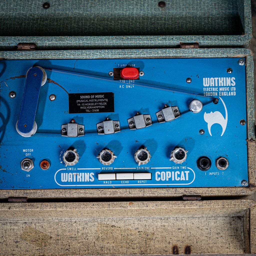 Watkins Copicat Blue & Cream 1961 With original dealer label