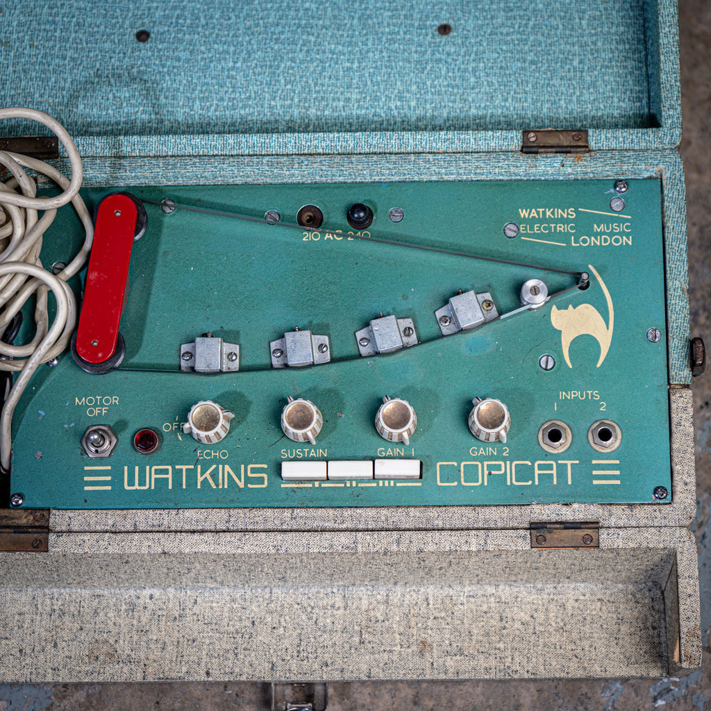 Watkins Copicat Blue & Cream 1961 with footswitch