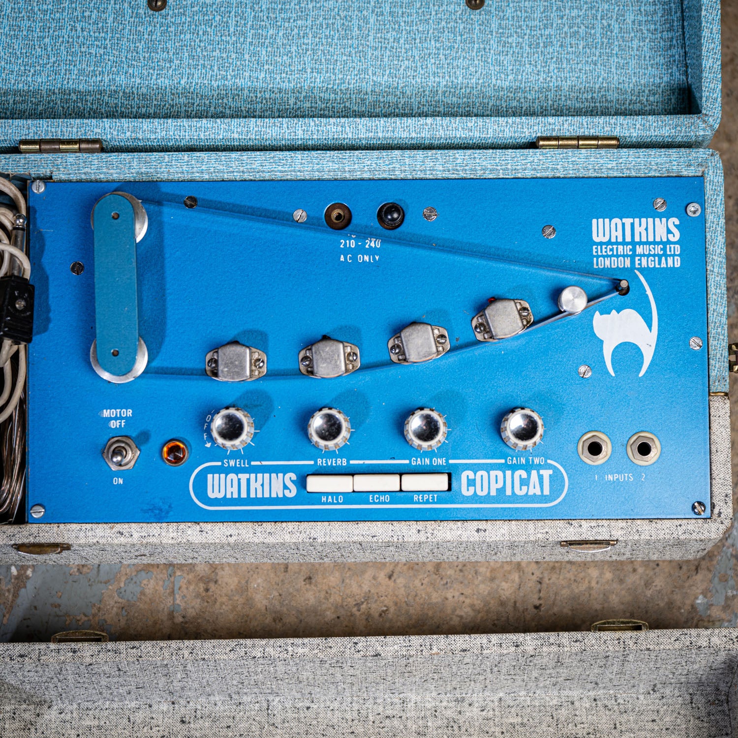 Watkins Copicat Blue & Cream 1961 Excellent Condition