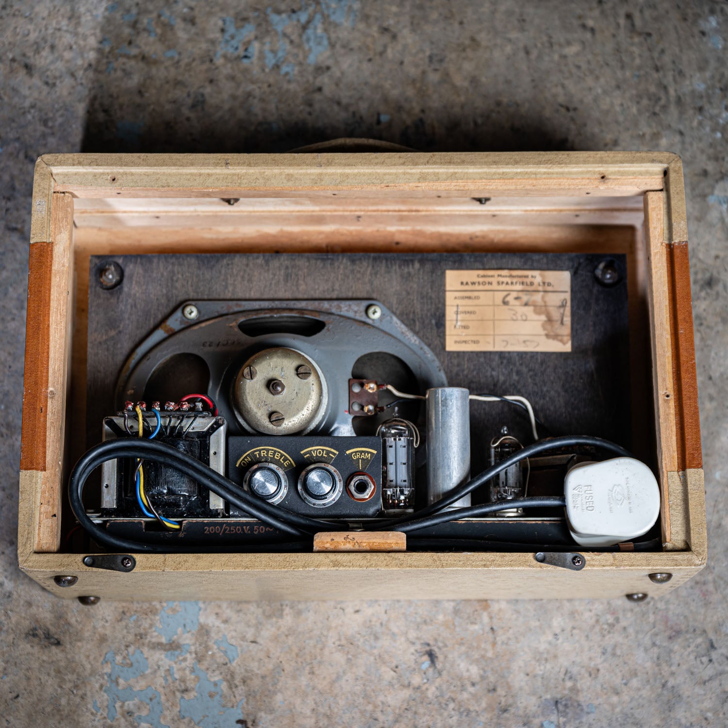 Watkins DTS Amplifier Brown/Tan 1959