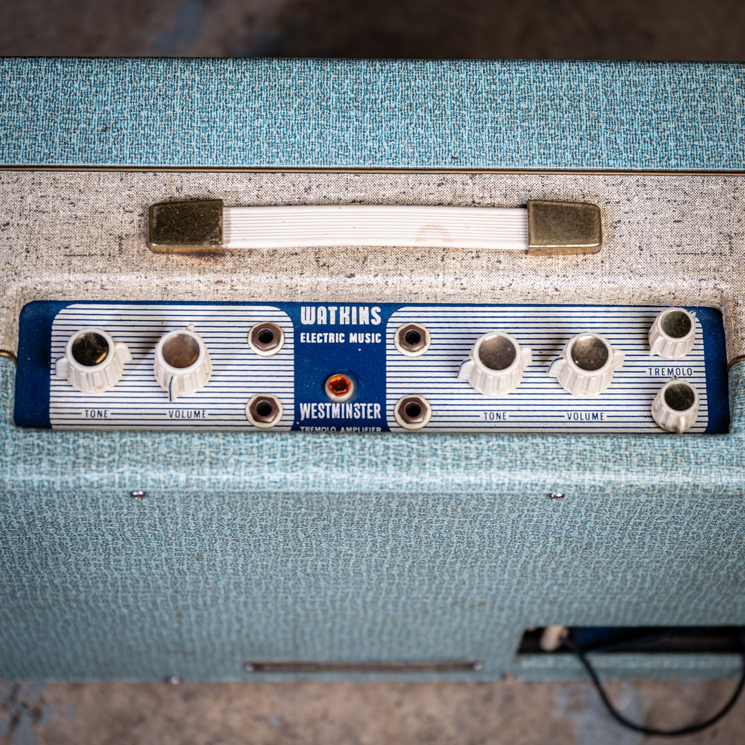 Watkins Westmister MKII Amplifier Blue & Cream 1961
