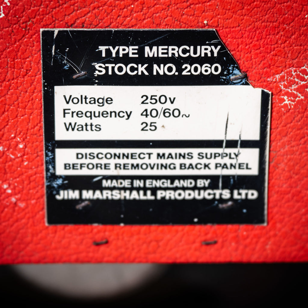 Marshall Mercury 2060 Combo Red 1974