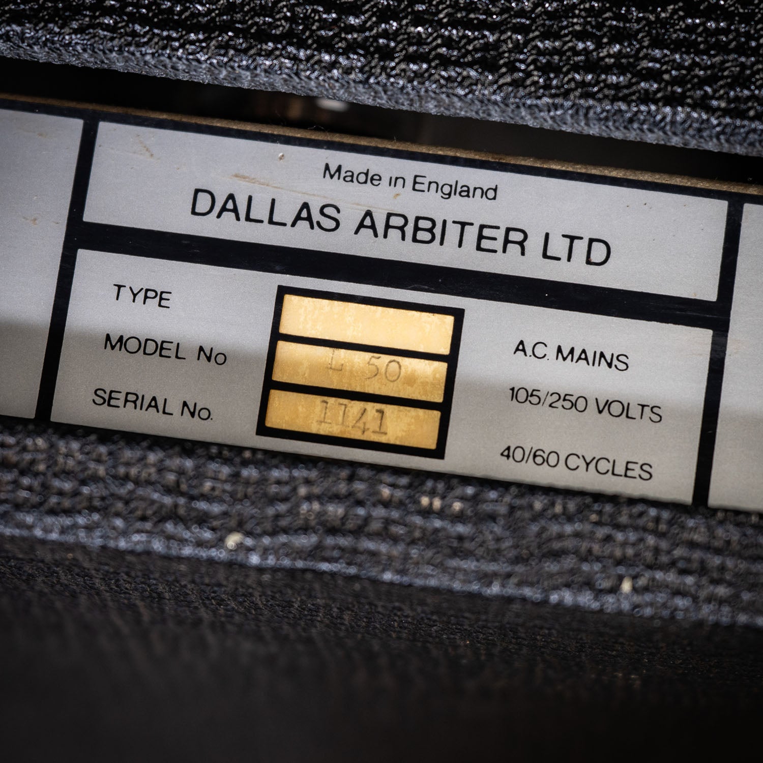 Sound City 50 Plus head Black 1970s