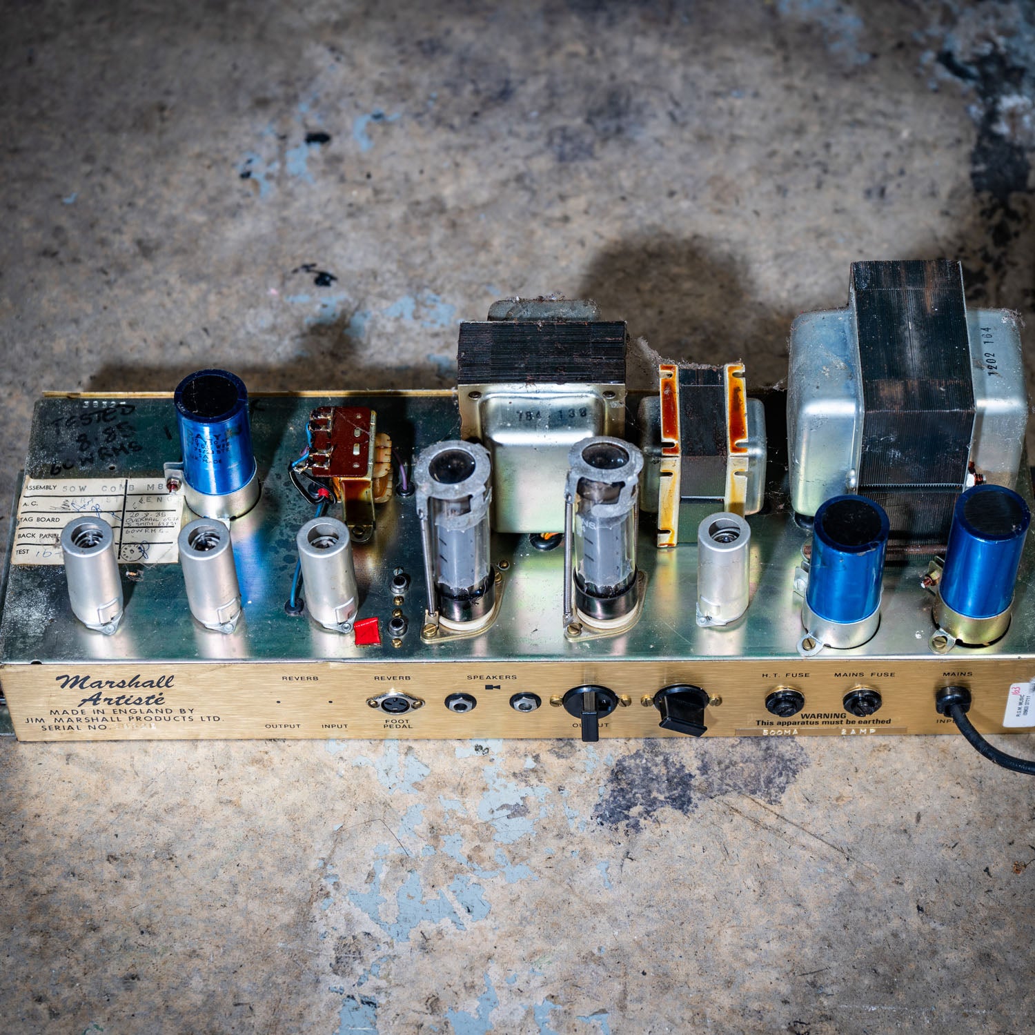 Marshall Artiste Combo Red 1973