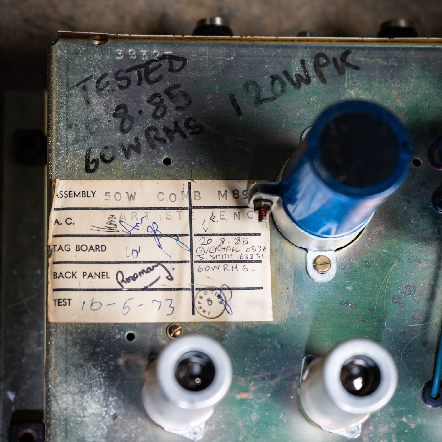 Marshall Artiste Combo Red 1973