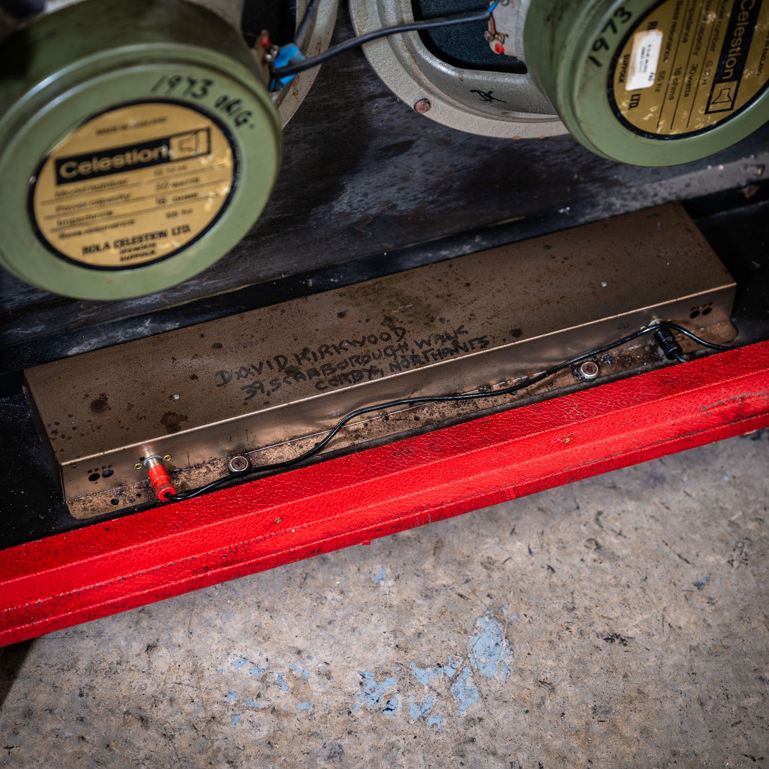 Marshall Artiste Combo Red 1973