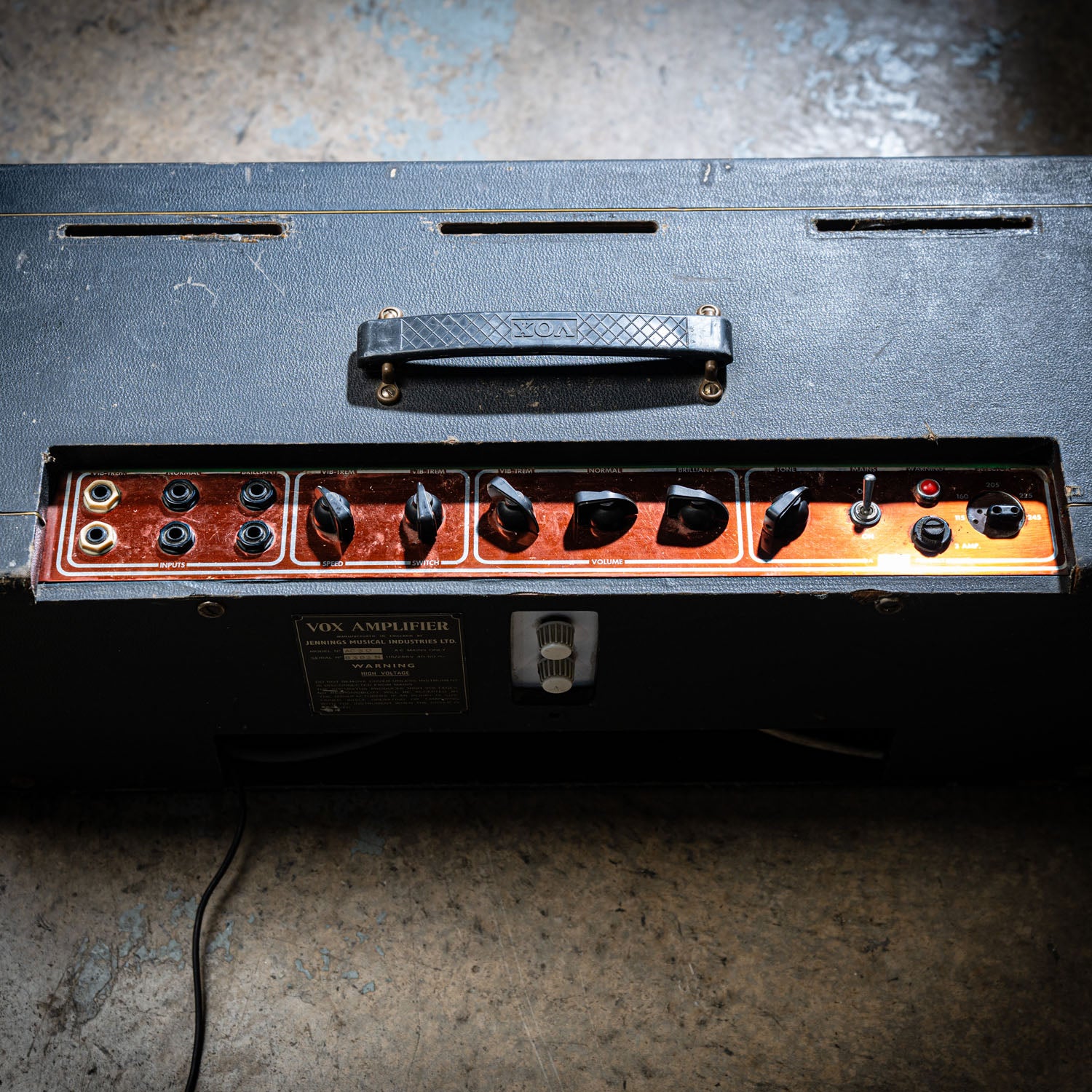 Vox AC30 Head Black 1962