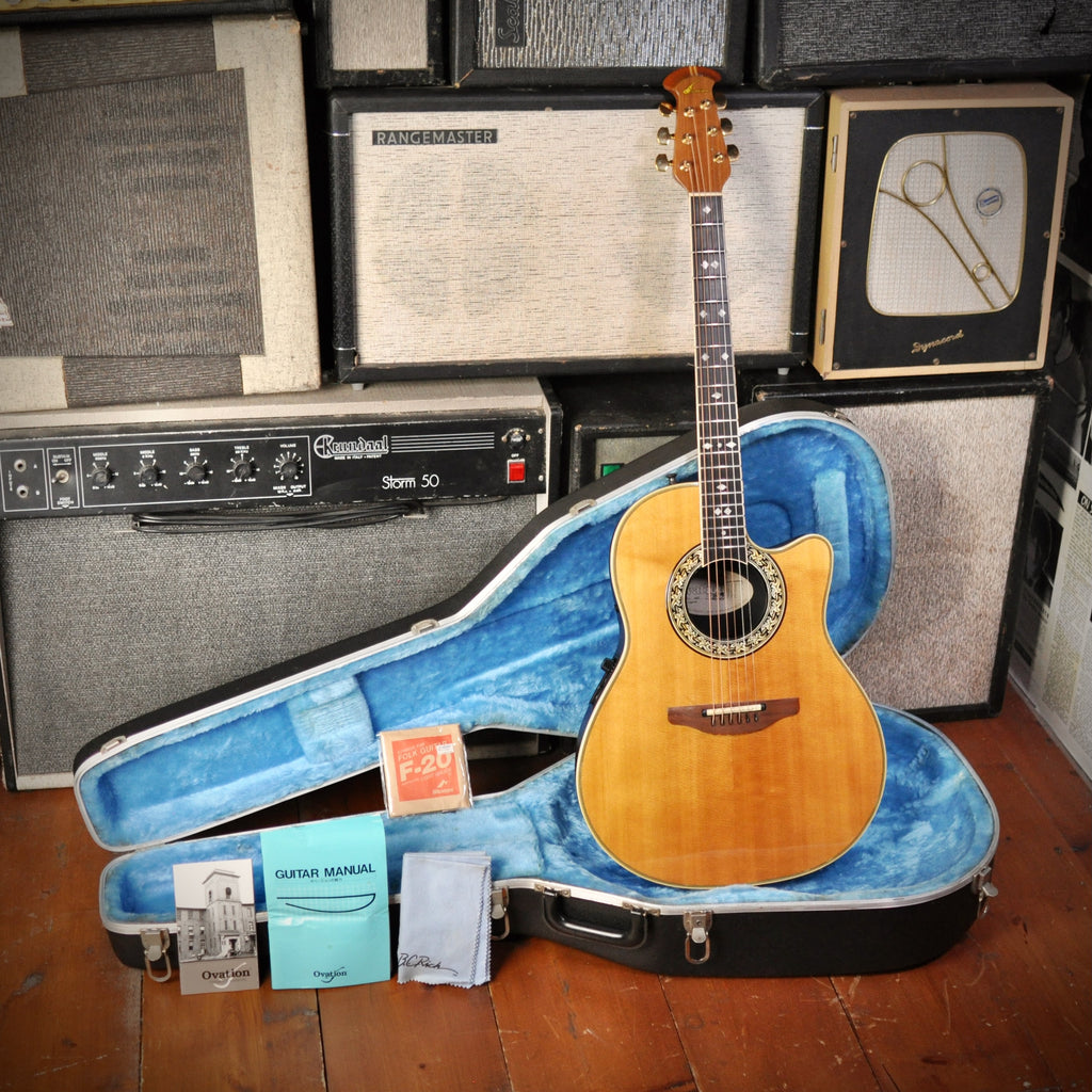 Ovation 1827 Legend Super Shallow Cutaway Natural 1990