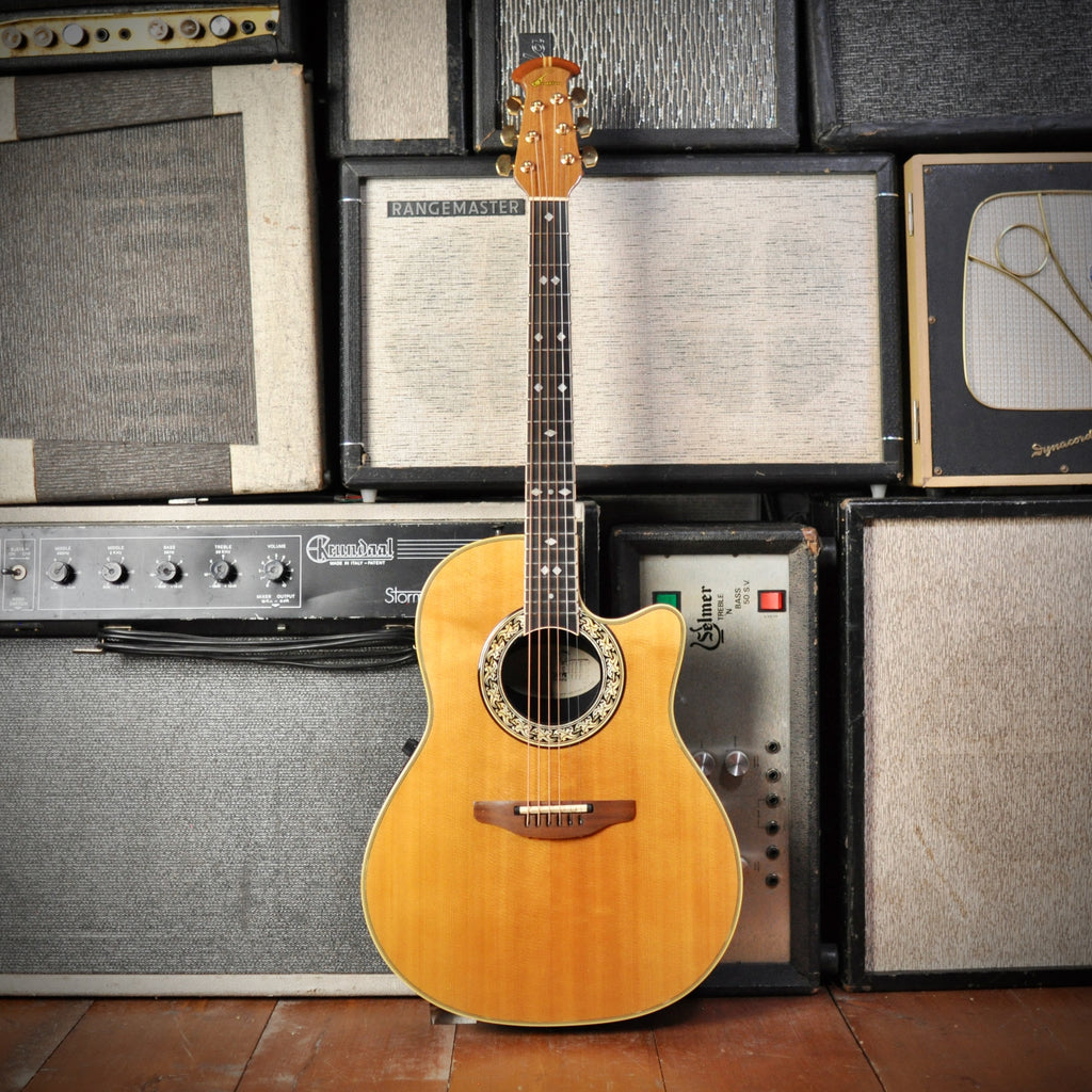 Ovation 1827 Legend Super Shallow Cutaway Natural 1990