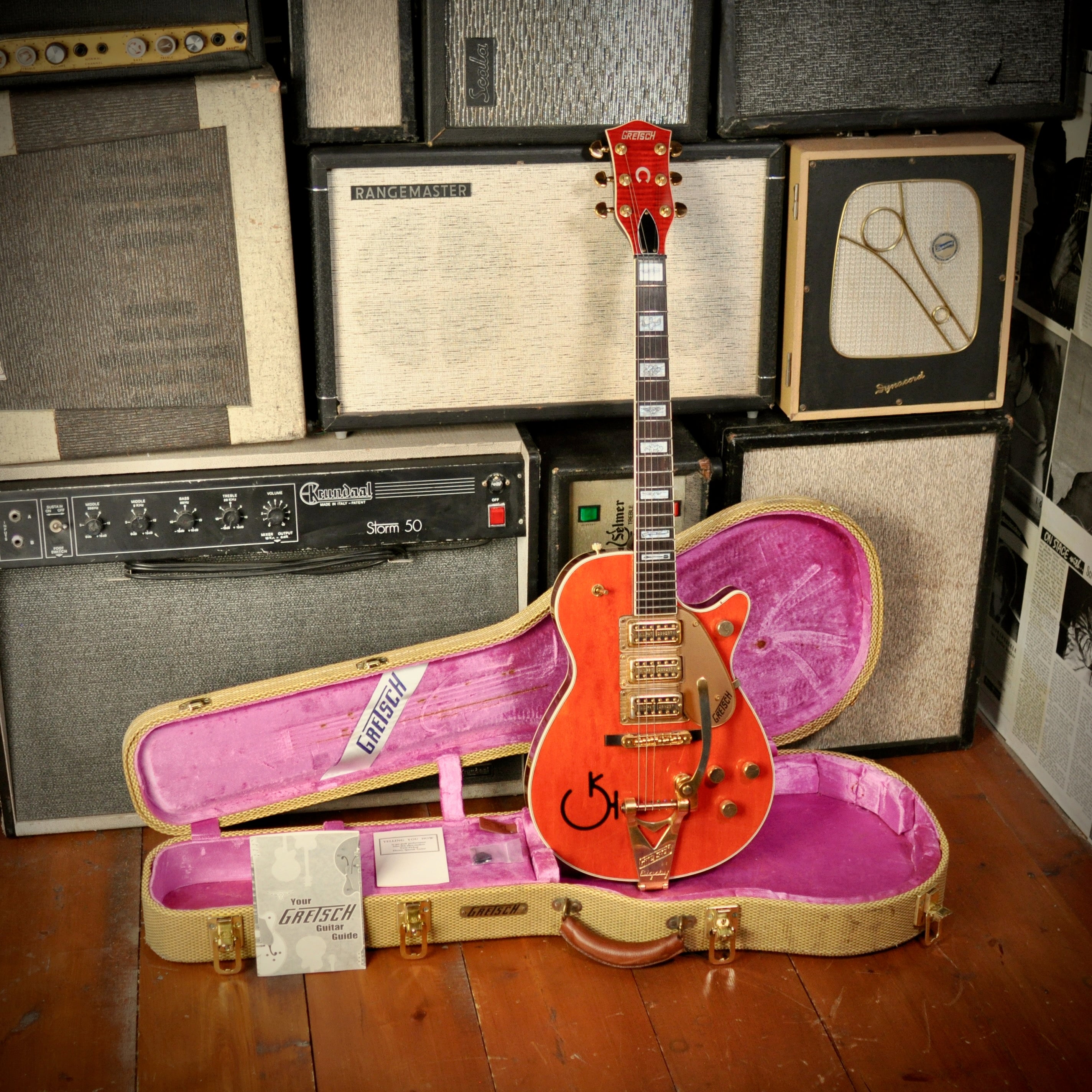 Gretsch Roundup G6121 Western Orange 1990