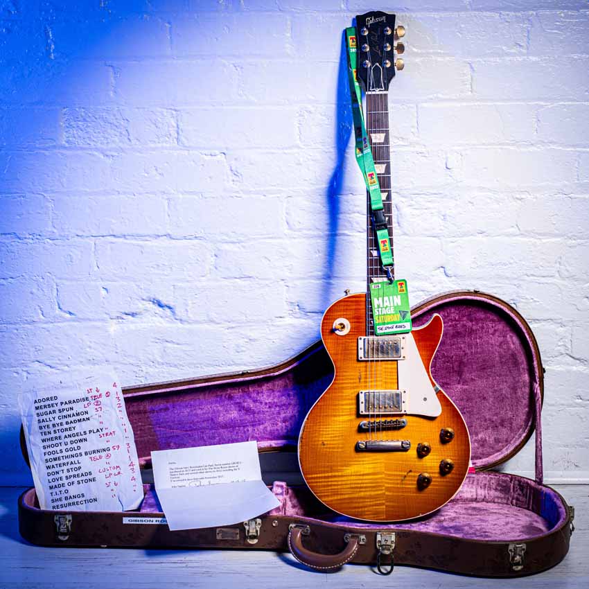 Gibson 59 Les Paul Reissue Ex John Squire Stone Roses Sunburst 2012