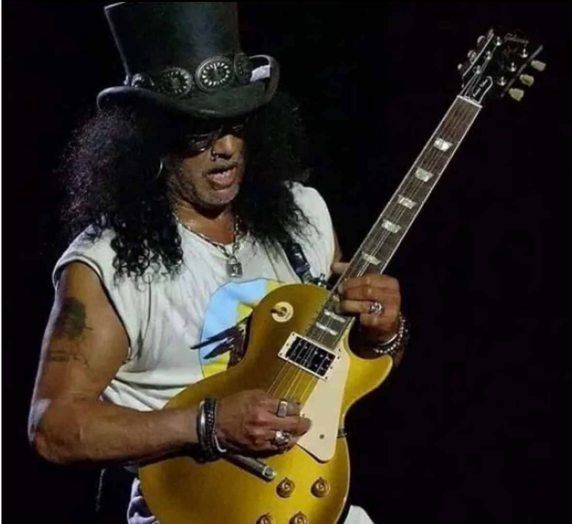 Gibson Pre-Historic Les Paul Standard Goldtop Ex Slash Guns n Roses 1987