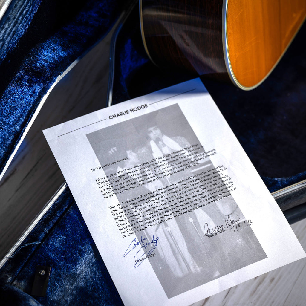 Martin D28 Ex Elvis Presley Natural 1974