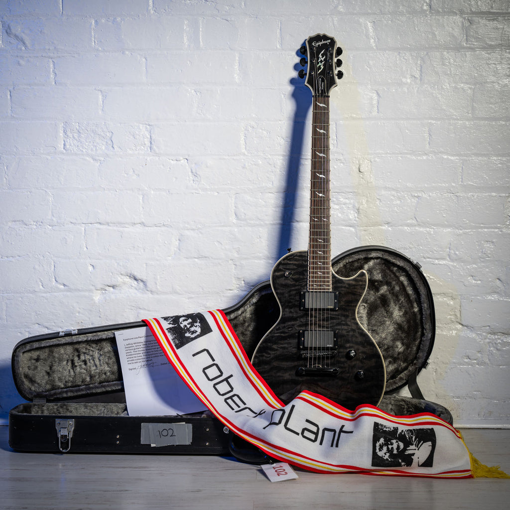 Epiphone Les Paul Ex Robert Plant Led Zeppelin Black 2003