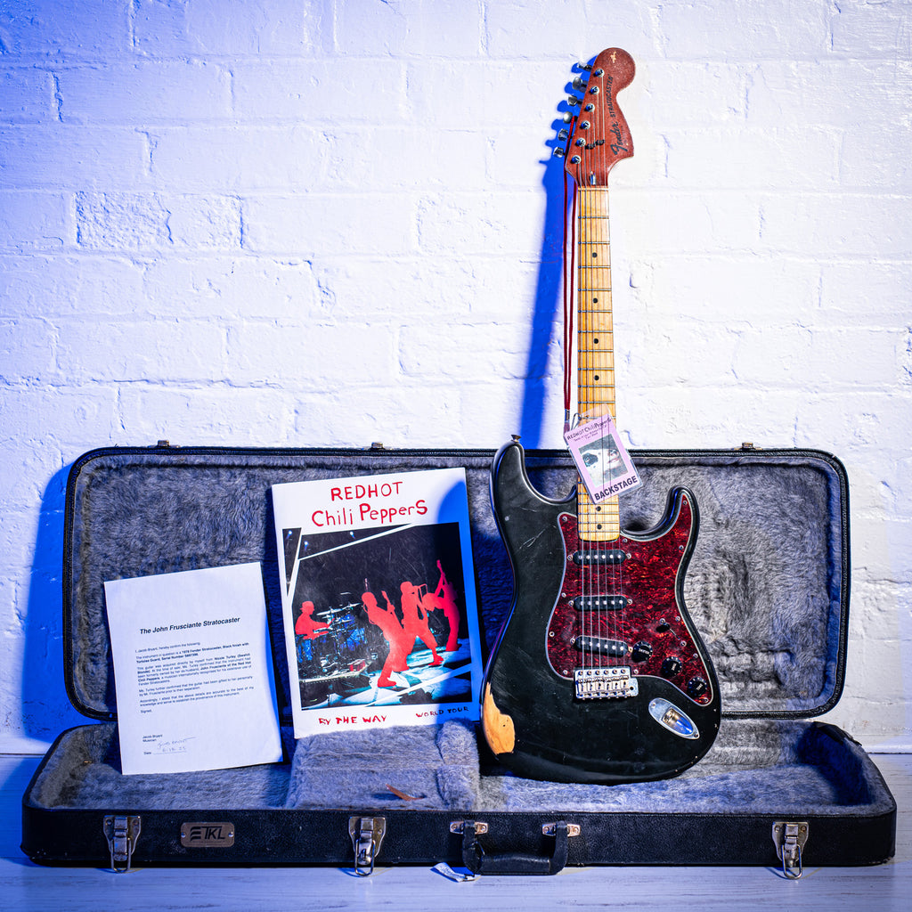 Fender Stratocaster Ex John Frusciante The Red Hot Chili Peppers Black 1978