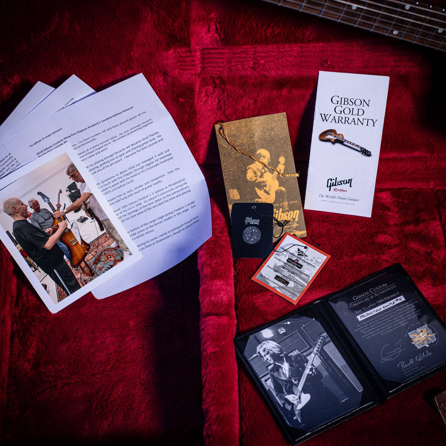 Gibson Artist Proof Firebird I Ex Eric Clapton Sunburst 2019