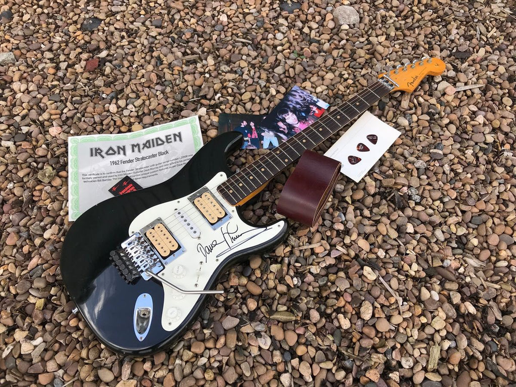 Fender Stratocaster Ex Dave Murray Iron Maiden Black 1962