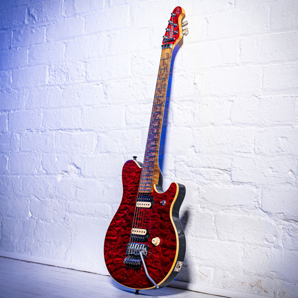 Ernie Ball Music Man EVH Model Ex Eddie Van Halen Translucent Red 1991