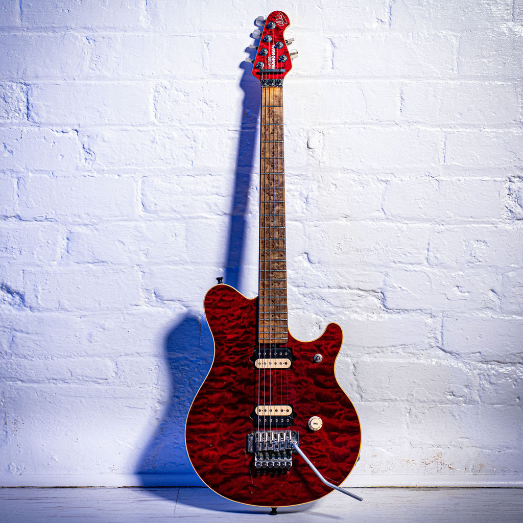 Ernie Ball Music Man EVH Model Ex Eddie Van Halen Translucent Red 1991