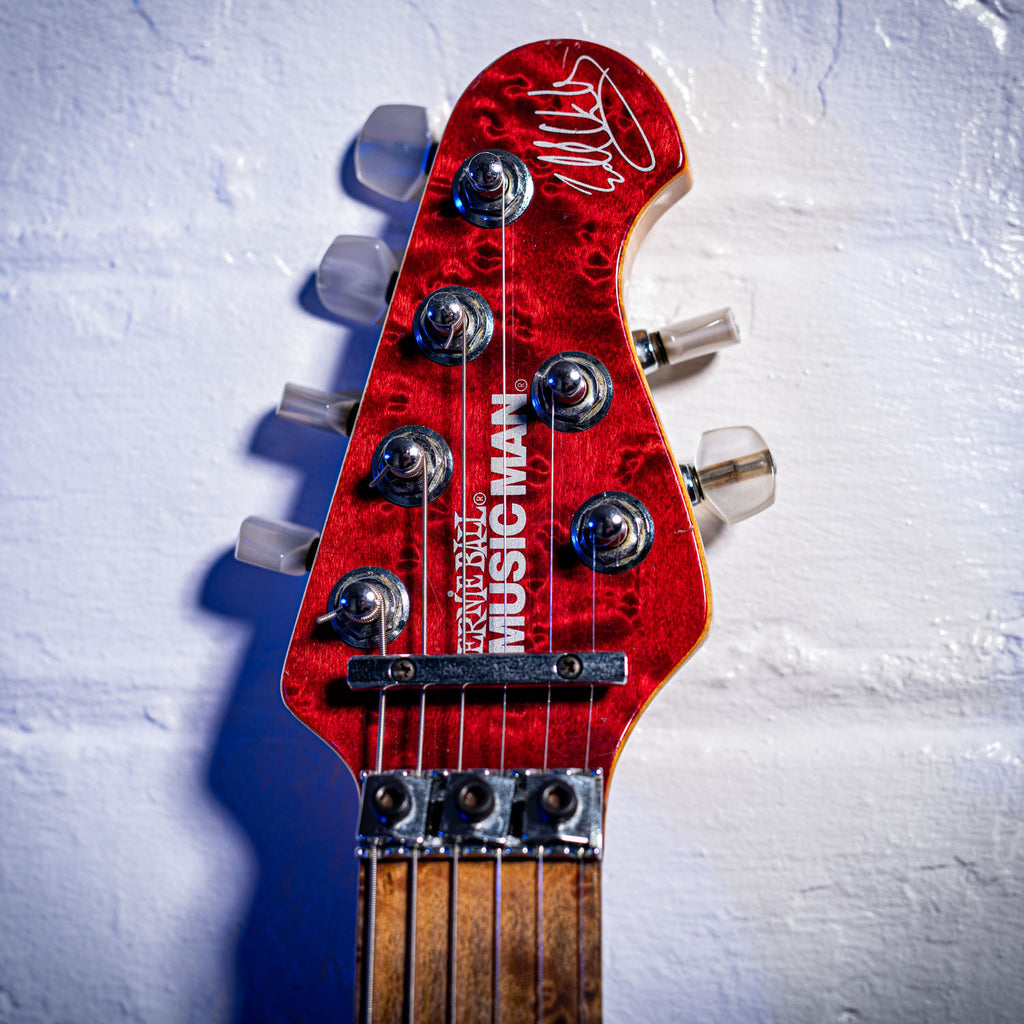 Ernie Ball Music Man EVH Model Ex Eddie Van Halen Translucent Red 1991