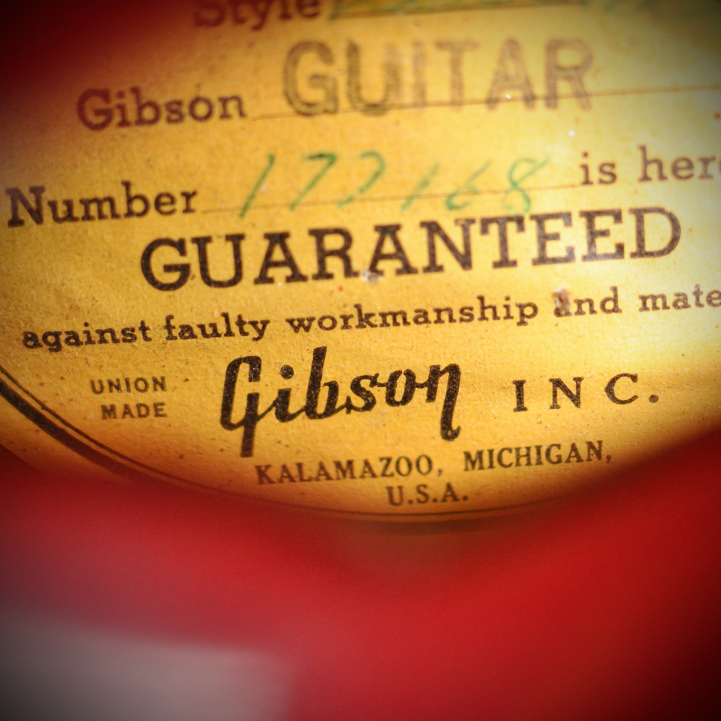 Gibson ES-335 TD Cherry Red 1964