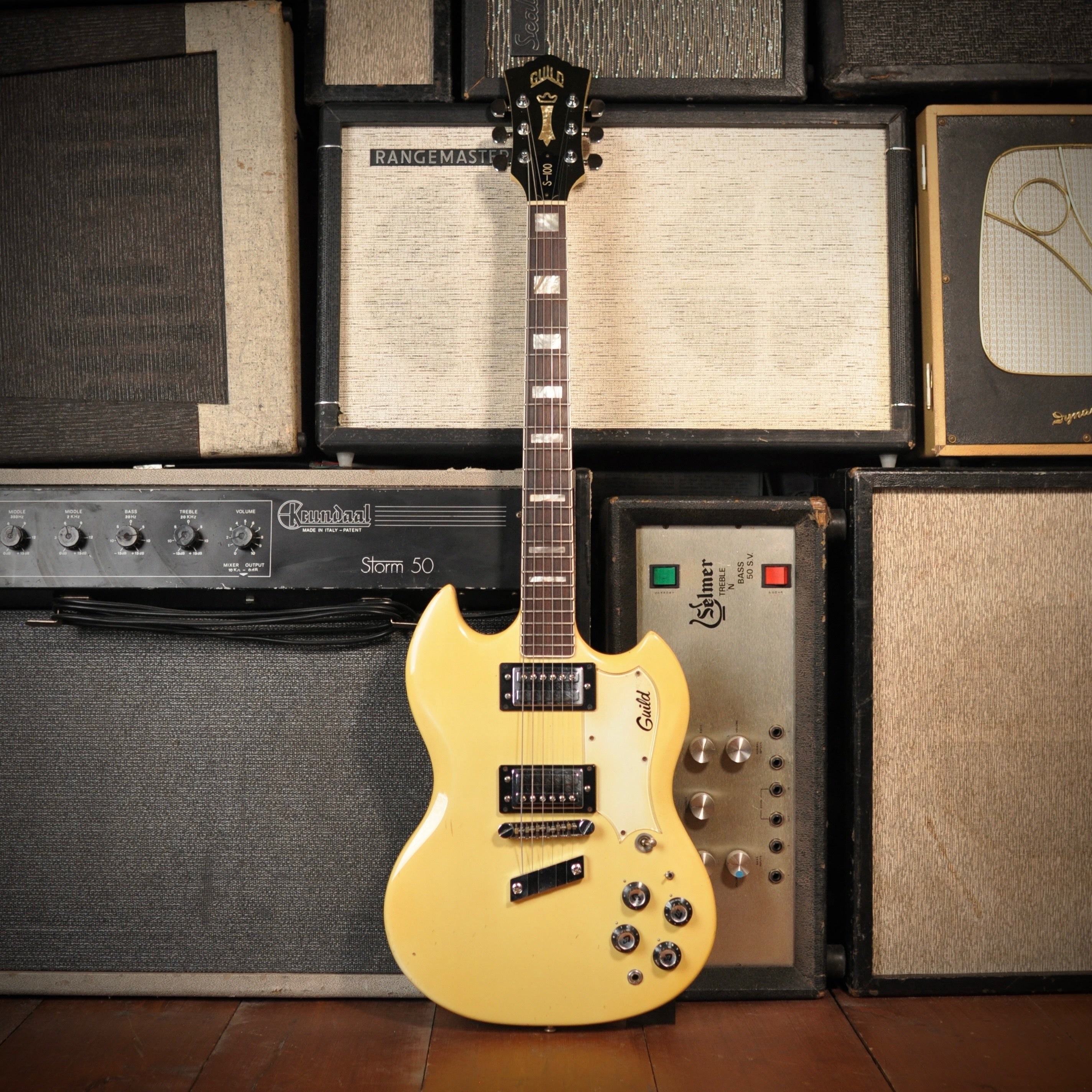 Guild S-100 Polara White 1977