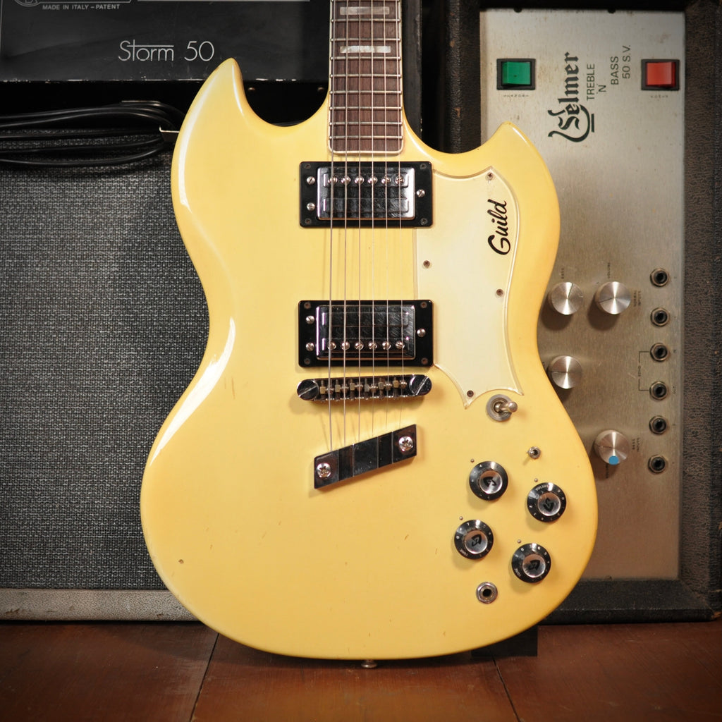 Guild S-100 Polara White 1977