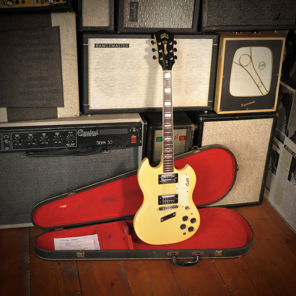 Guild S-100 Polara White 1977