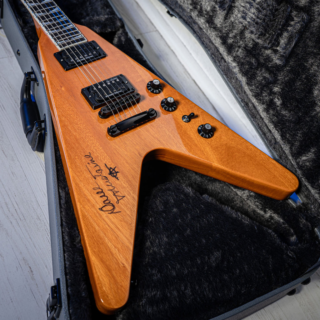 Gibson Flying V Ex Dave Mustaine Megadeath Natural 2022