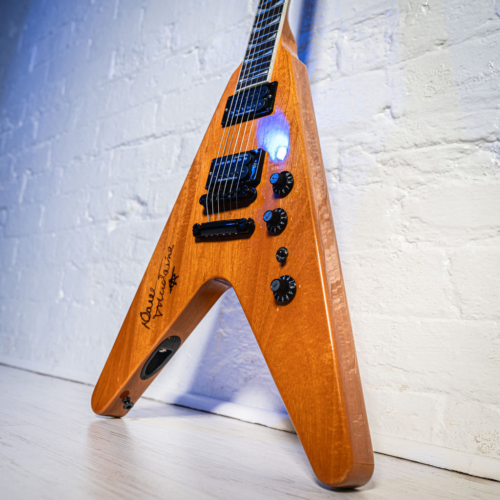 Gibson Flying V Ex Dave Mustaine Megadeath Natural 2022