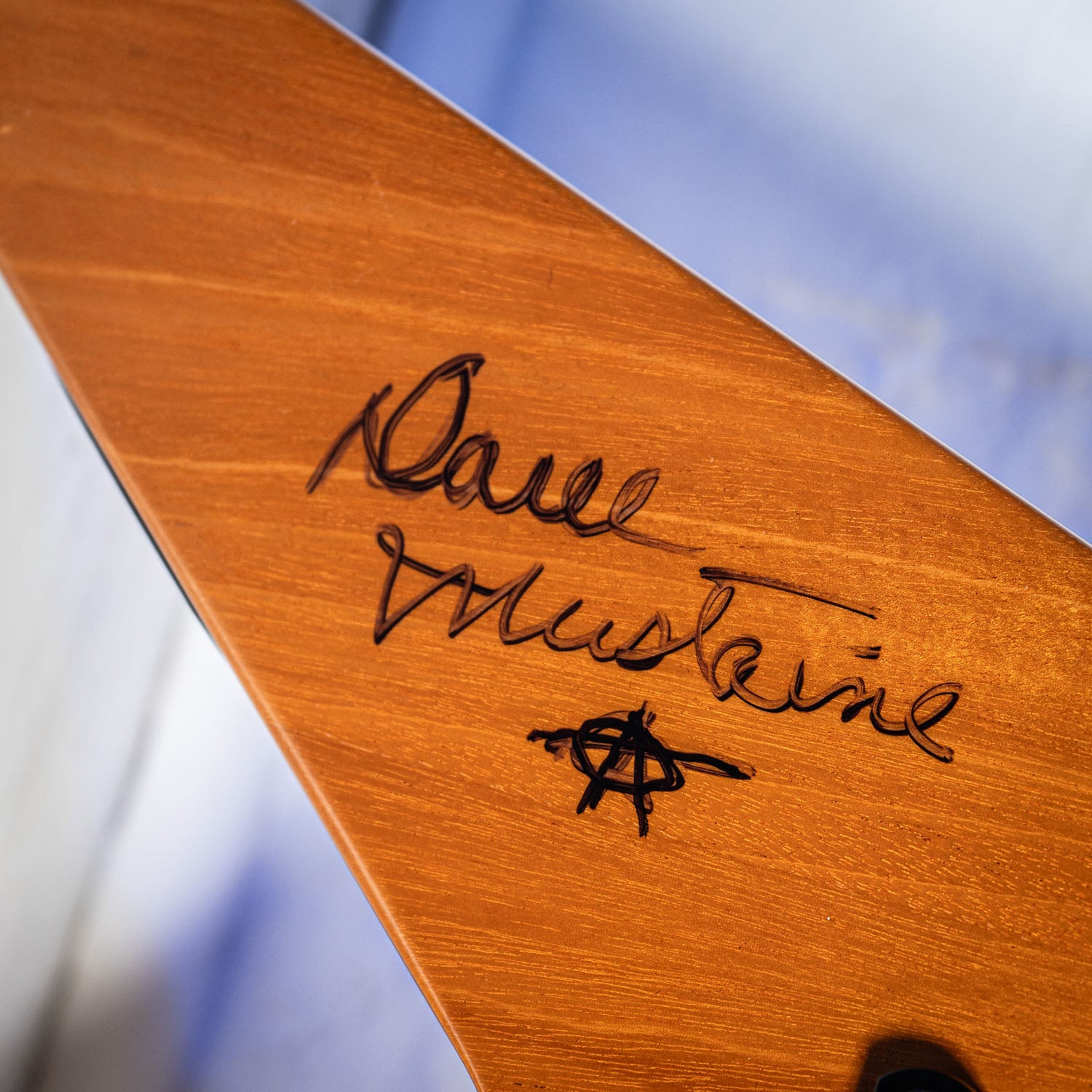 Gibson Flying V Ex Dave Mustaine Megadeath Natural 2022