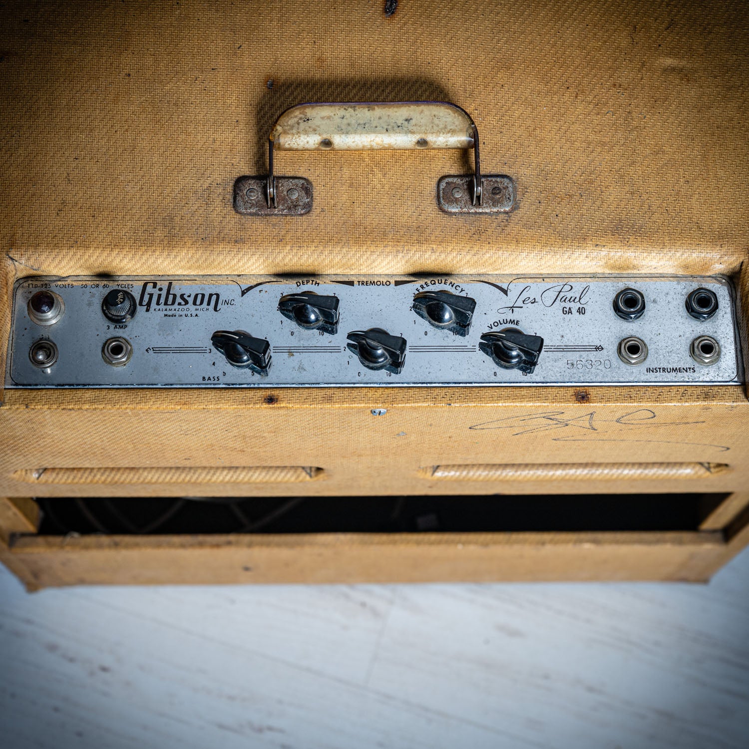 Gibson GA40 Amplifier Ex Steve Howe YES ASIA Tweed 1958