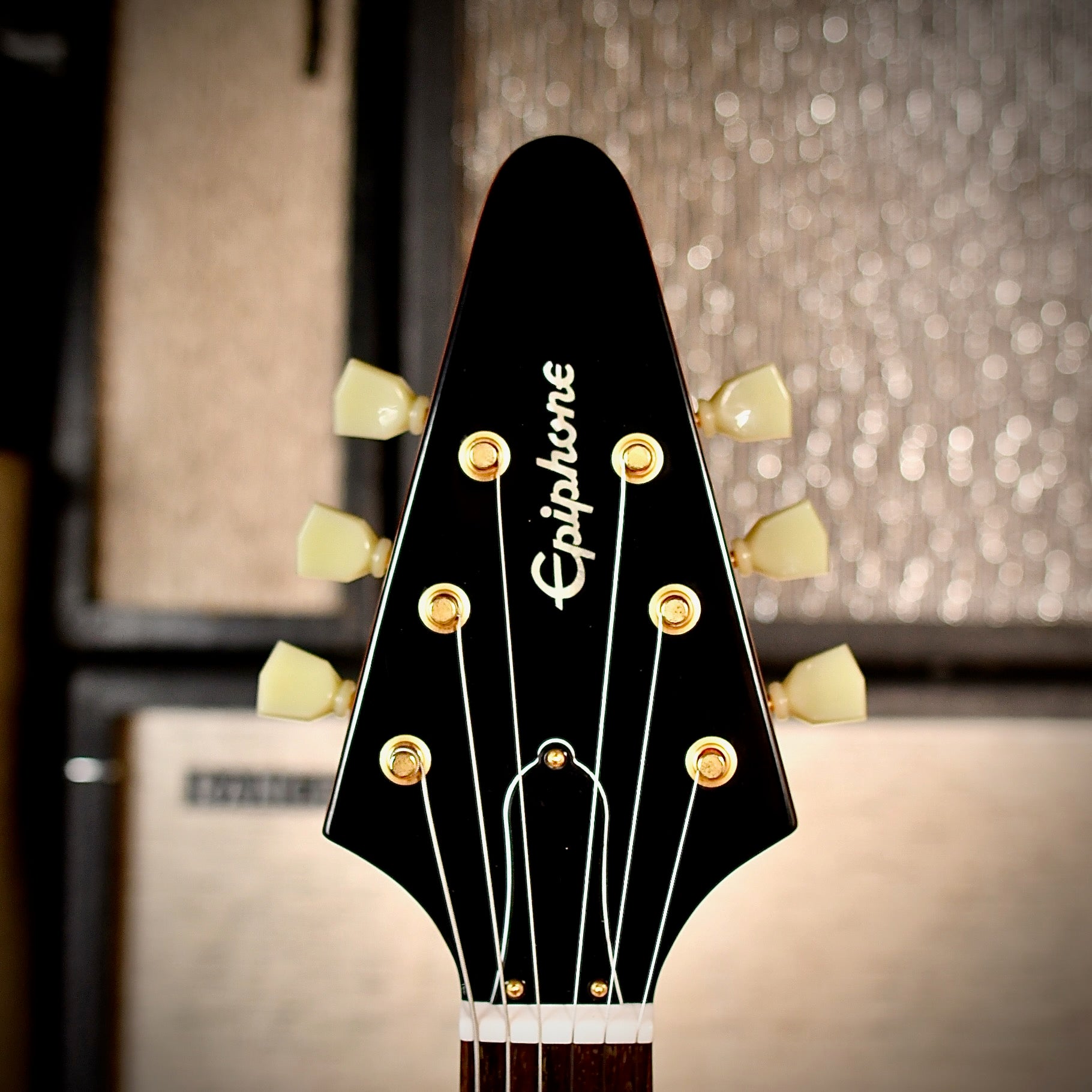 Epiphone ：1958 Korina Flying V Epiphone Flying V '58 RI Korina 2016 – Hanks