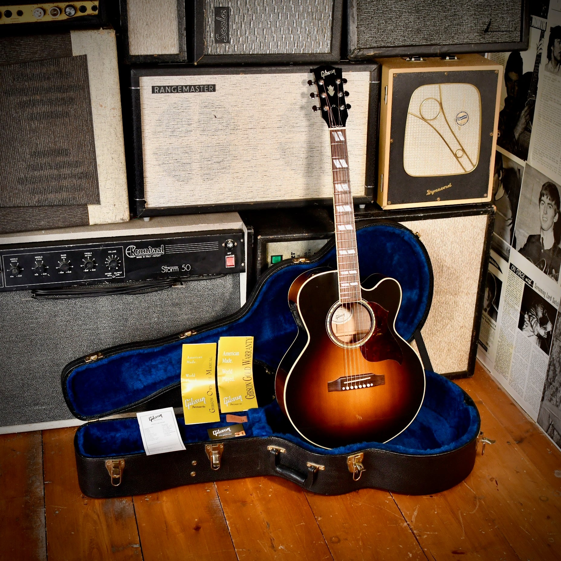 Gibson J-165 EC Sunburst 2012